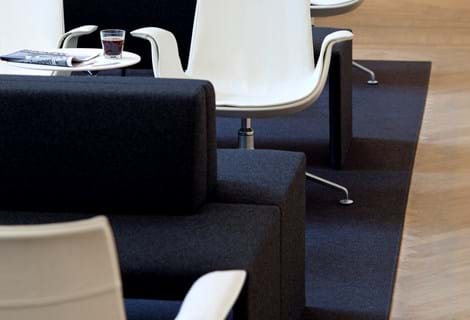 bruun og hjejle filt reception, Fraster filt tæppe